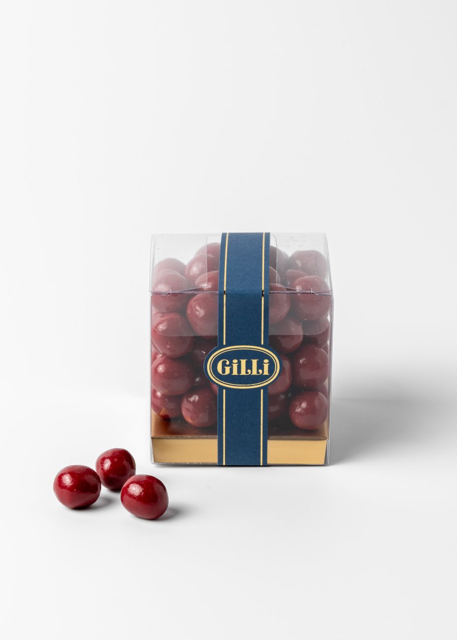 Raspberry dragées
